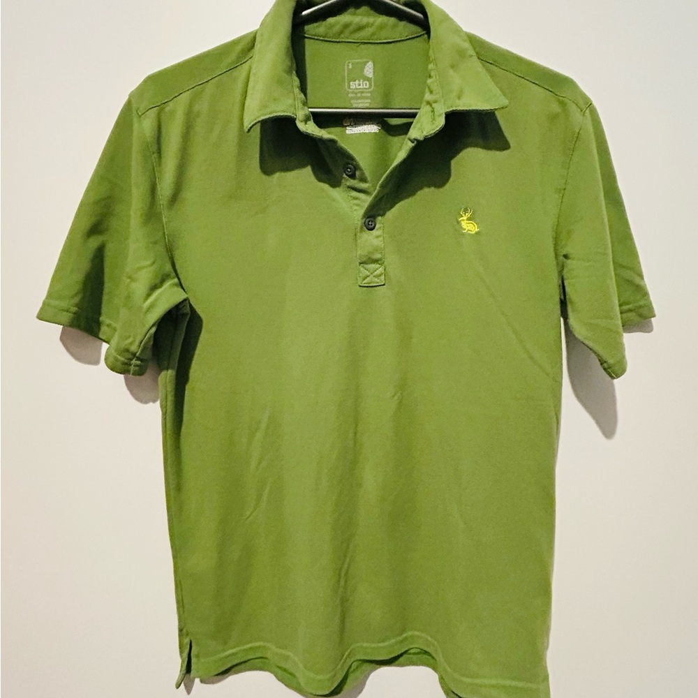 Stio Men's Green Polo with DriRelease